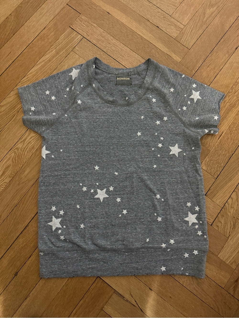 Monrow Star Print Tee | Size S